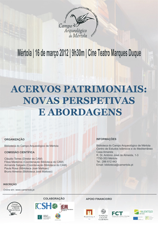 Cartaz Acervos Patrimoniais