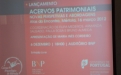 Lançamento do livro Acervos patrimoniais: novas perspetivas e abordagens
