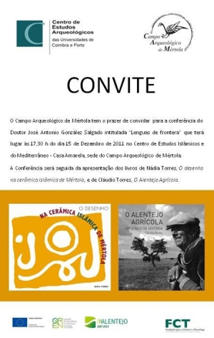 Convite - Conferência "Lenguas de frontera"