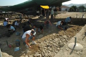 Escavações na Alcáçova do Castelo de Mértola – Agosto de 2012